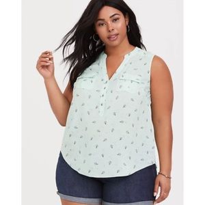 Torrid Mint Chip Ice Cream Pullover Top 0 M/L